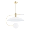 Lampadario a cavo BAONI 1xE14/10W/230V, finitura oro