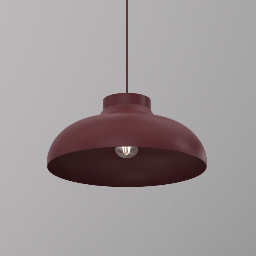 Lampadario a cavo BASCA 1xE27/15W/230V bordeaux