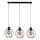 Lampadario a cavo BERIS 3xE27/60W/230V rovere