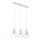 Lampadario a cavo BRYLANT 3xE27/60W/230V bianco