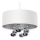 Lampadario a cavo BUBBLE 1xE27/60W/230V Ø 50 cm bianco
