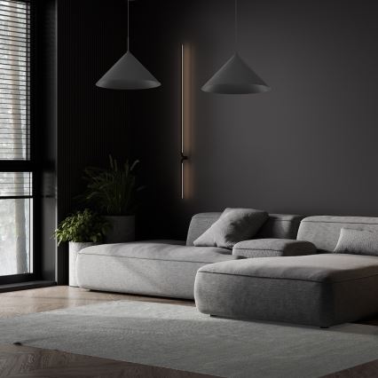 Lampadario a cavo CAPITAL 1xGX53/15W/230V Ø 46 cm nero