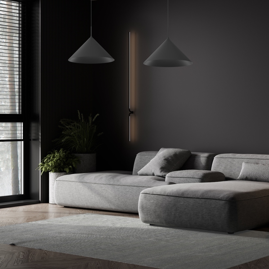 Lampadario a cavo CAPITAL 1xGX53/15W/230V Ø 46 cm nero