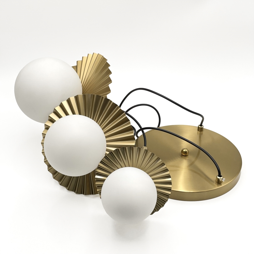 Lampadario a cavo CHITA 3xG9/5W/230V oro
