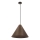 Lampadario a cavo CONO 1xE27/40W/230V, impiallacciatura in mogano