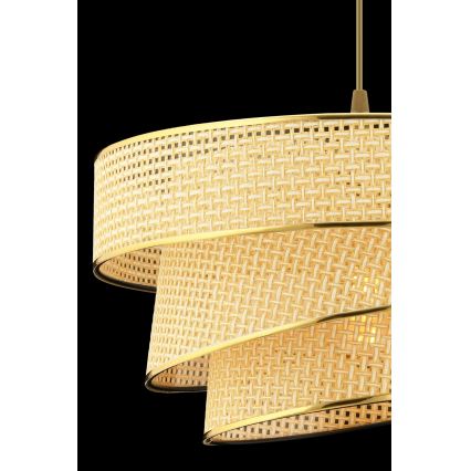 Lampadario a cavo COUPER 1xE27/60W/230V beige/oro
