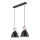Lampadario a cavo DANIELLE 2xE27/60W/230V faggio