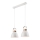 Lampadario a cavo DANIELLE 2xE27/60W/230V faggio