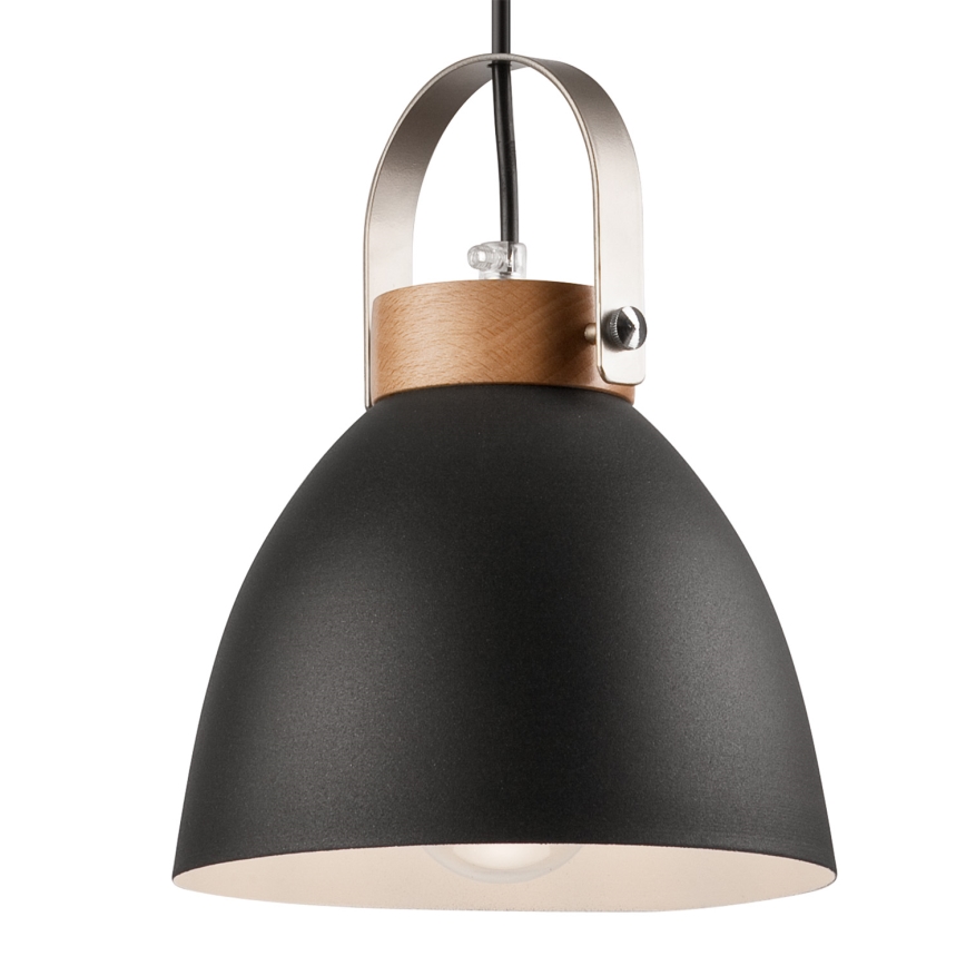 Lampadario a cavo DANIELLE 2xE27/60W/230V faggio