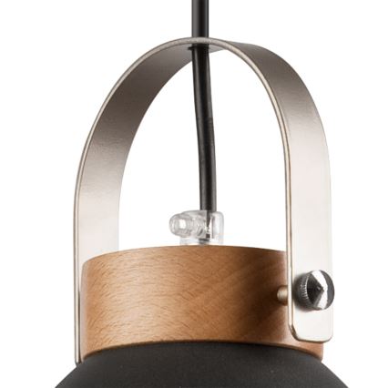 Lampadario a cavo DANIELLE 2xE27/60W/230V faggio