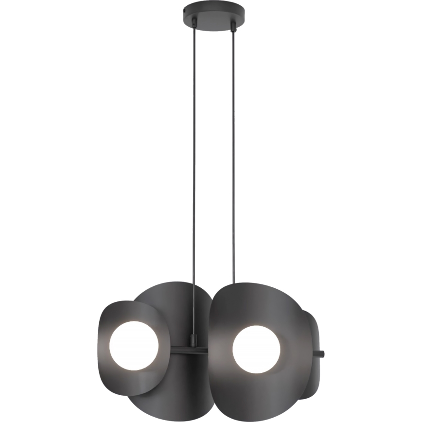 Lampadario a cavo ELEMENTI 4xG9/8W/230V nero