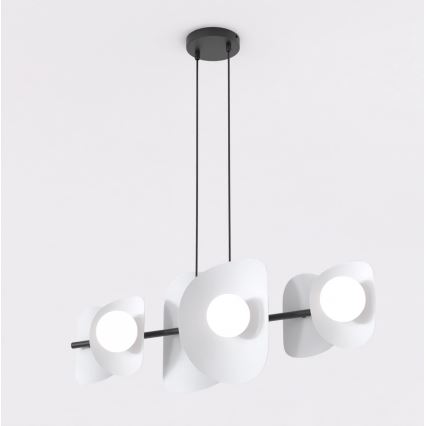 Lampadario a cavo ELEMENTI 6xG9/8W/230V grigio