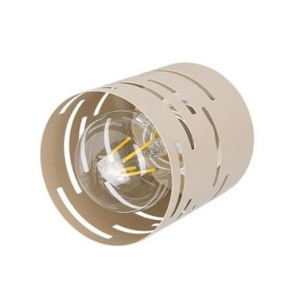 Lampadario a cavo ELEN 1xE27/35W/230V beige/oro