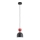 Lampadario a cavo ENTORI 1xE27/15W/230V nero/rosso
