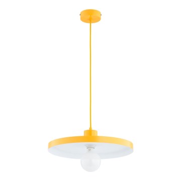 Lampadario a cavo ETERI 1xE27/15W/230V giallo