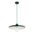 Lampadario a cavo ETERI 1xE27/15W/230V verde