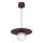 Lampadario a cavo FLAT 1xE27/15W/230V borgogna