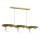 Lampadario a cavo FLAT 3xE27/15W/230V, finitura oro