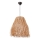 Lampadario a cavo FRINGE 1xE27/40W/230V in rafia