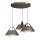 Lampadario a cavo FUNDA 3xE27/15W/230V bronzo