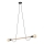 Lampadario a cavo HELIX 2xE27/15W/230V nero/beige