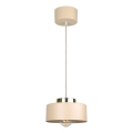Lampadario a cavo IGNIA 1xE27/60W/230V tortora