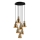Lampadario a cavo KEM 7xE27/40W/230V dorato