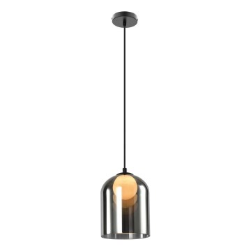 Lampadario a cavo KLEA 1xG9/15W/230V nero fumé