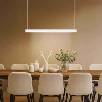 Lampadario a cavo LINEA LED/36W/230V 3000/4000/5700K CRI 90 bianco