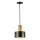 Lampadario a cavo MARBLE 1xE27/60W/230V oro/verde/decorazione effetto marmo