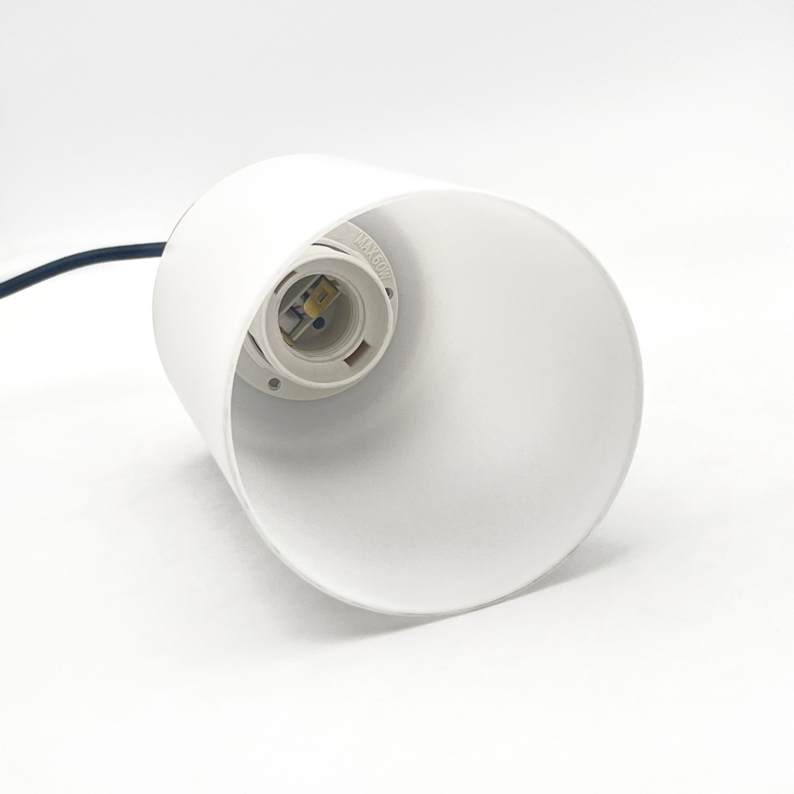 Lampadario a cavo MARKUS 5xE27/15W/230V nero/rovere