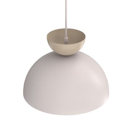 Lampadario a cavo NEVIS 1xE27/15W/230V diam. 29 cm crema