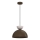 Lampadario a cavo NEVIS 1xE27/15W/230V Ø 29 cm marrone