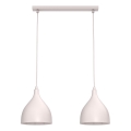 Lampadario a cavo NOAK CLASSIC 2xE27/15W/230V crema