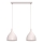 Lampadario a cavo NOAK CLASSIC 2xE27/15W/230V crema