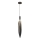 Lampadario a cavo NORDIC 1xG9/5W/230V nero cromato