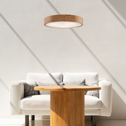 Lampadario a cavo OAK 3xE27/60W/230V rovere ? 47,5 cm