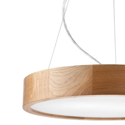 Lampadario a cavo OAK 3xE27/60W/230V rovere ? 47,5 cm