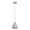 Lampadario a cavo PARKLA 1xE27/15W/230V beige