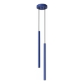 Lampadario a cavo PASTELO 2xG9/8W/230V blu
