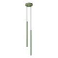 Lampadario a cavo PASTELO 2xG9/8W/230V verde