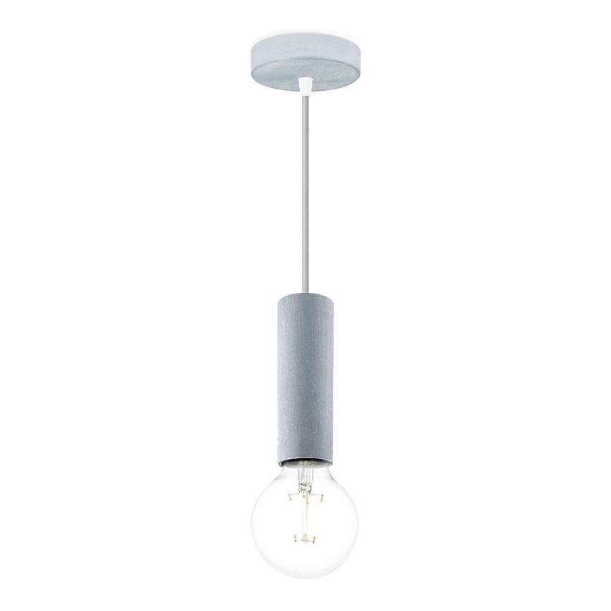 Lampadario a cavo SAGA 1xE27/40W/230V grigio