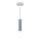 Lampadario a cavo SAGA 1xE27/40W/230V grigio