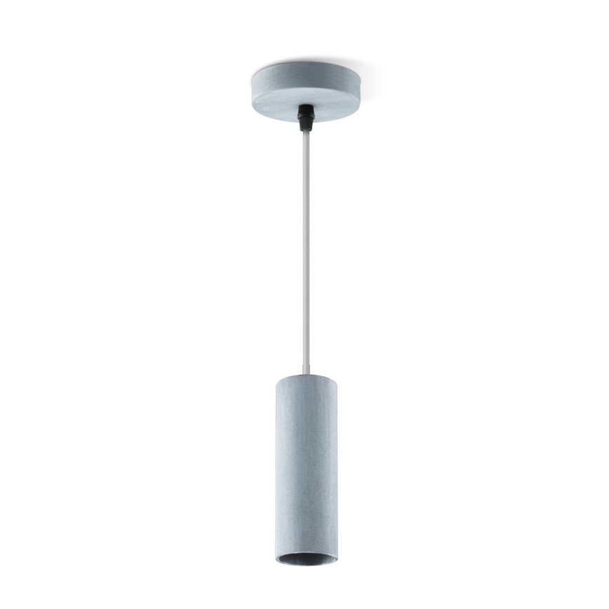 Lampadario a cavo SAGA 1xE27/40W/230V grigio