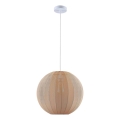 Lampadario a cavo SENSAI 1xE27/20W/230V Ø 40 cm beige