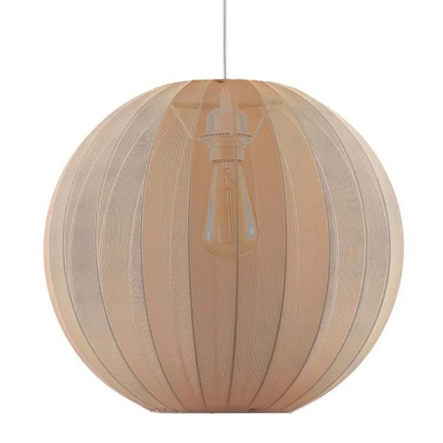 Lampadario a cavo SENSAI 1xE27/20W/230V Ø 40 cm beige