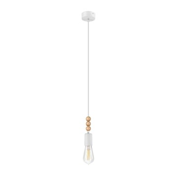 Lampadario a cavo SIMON 1xE27/60W/230V faggio