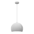 Lampadario a cavo SOOL 1xE27/15W/230V Ø 27 cm bianco