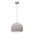 Lampadario a cavo SOOL 1xE27/15W/230V Ø 27 cm crema
