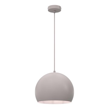 Lampadario a cavo SOOL 1xE27/15W/230V Ø 27 cm crema